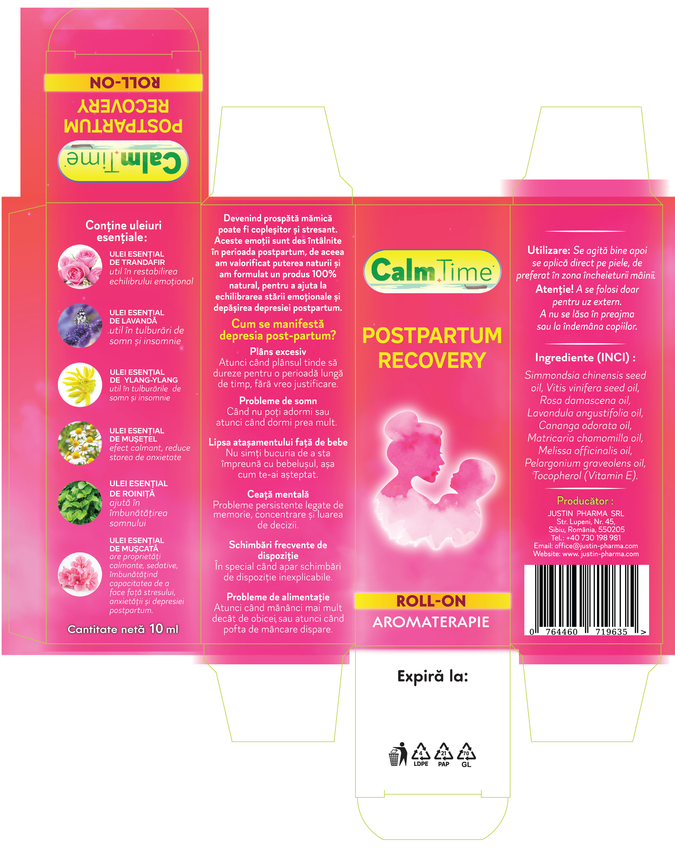 CalmTime Postpartum Recovery ROLL-ON 10 ml - image 2