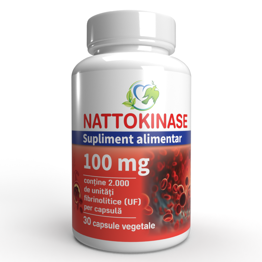 Nattokinase 100 mg 2000 FU 30 Vegetable Capsules - image 3