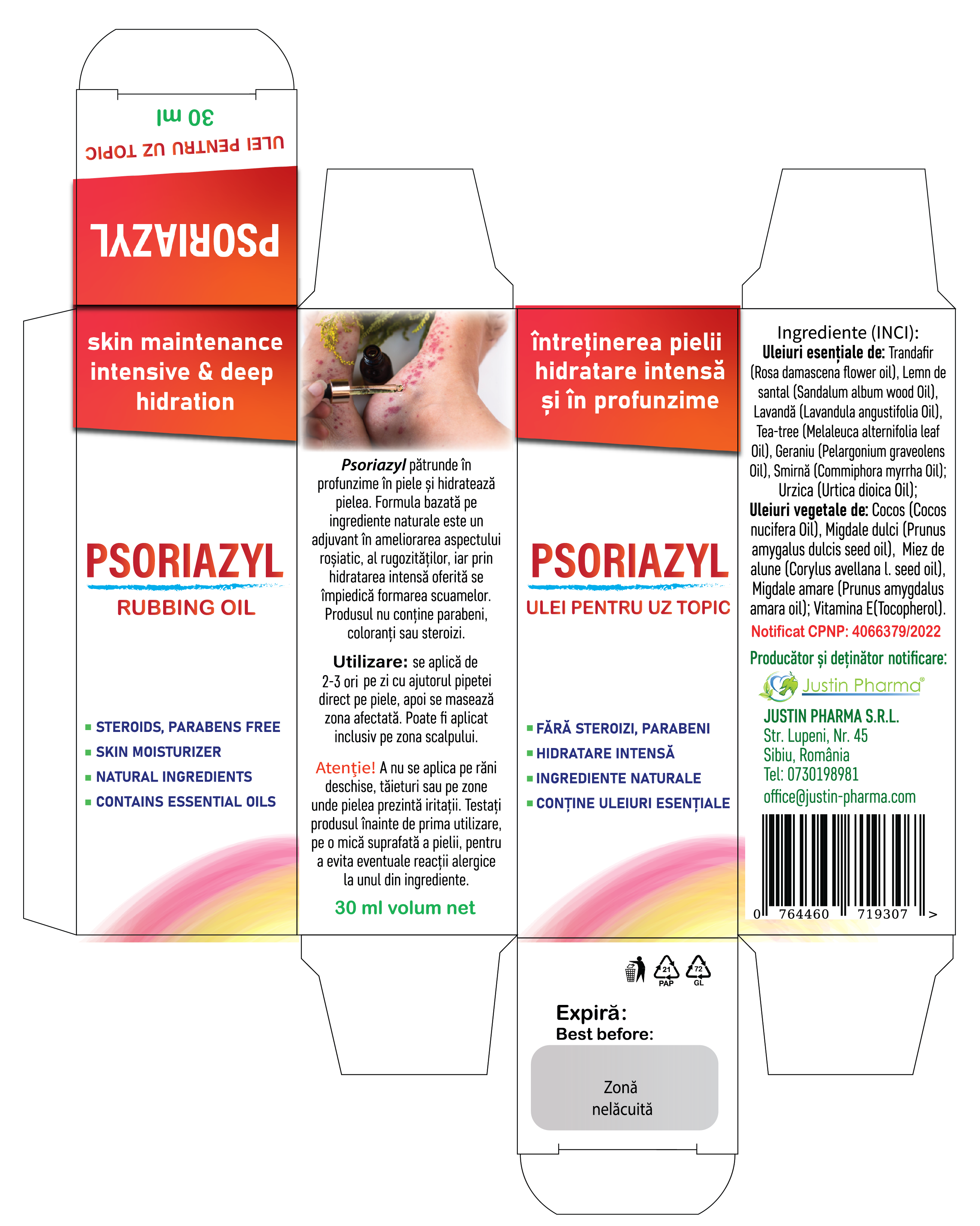 Psoriazyl Ulei 30 ml - imagine 2