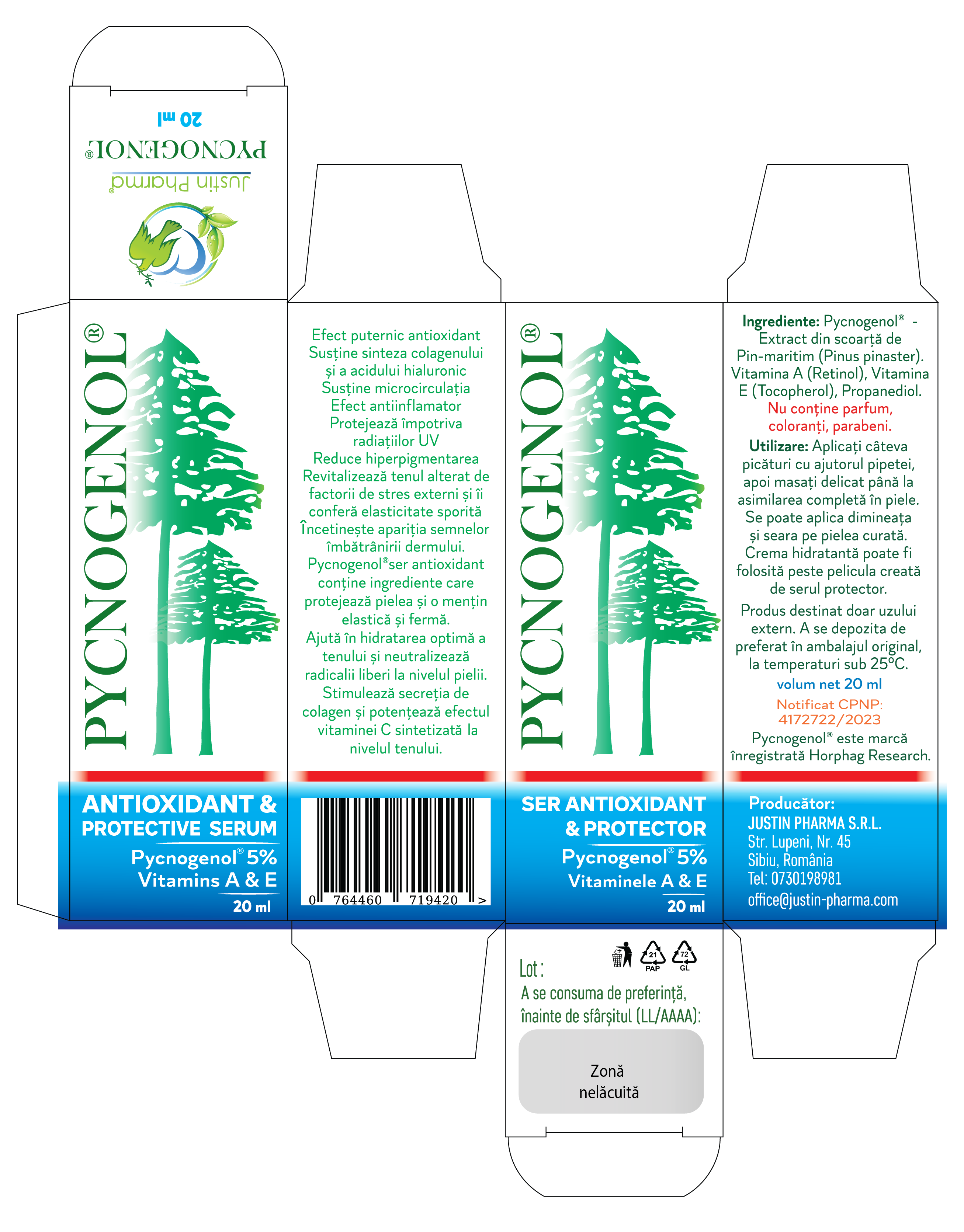 Pycnogenol 5% Facial Serum 20 ml - image 2
