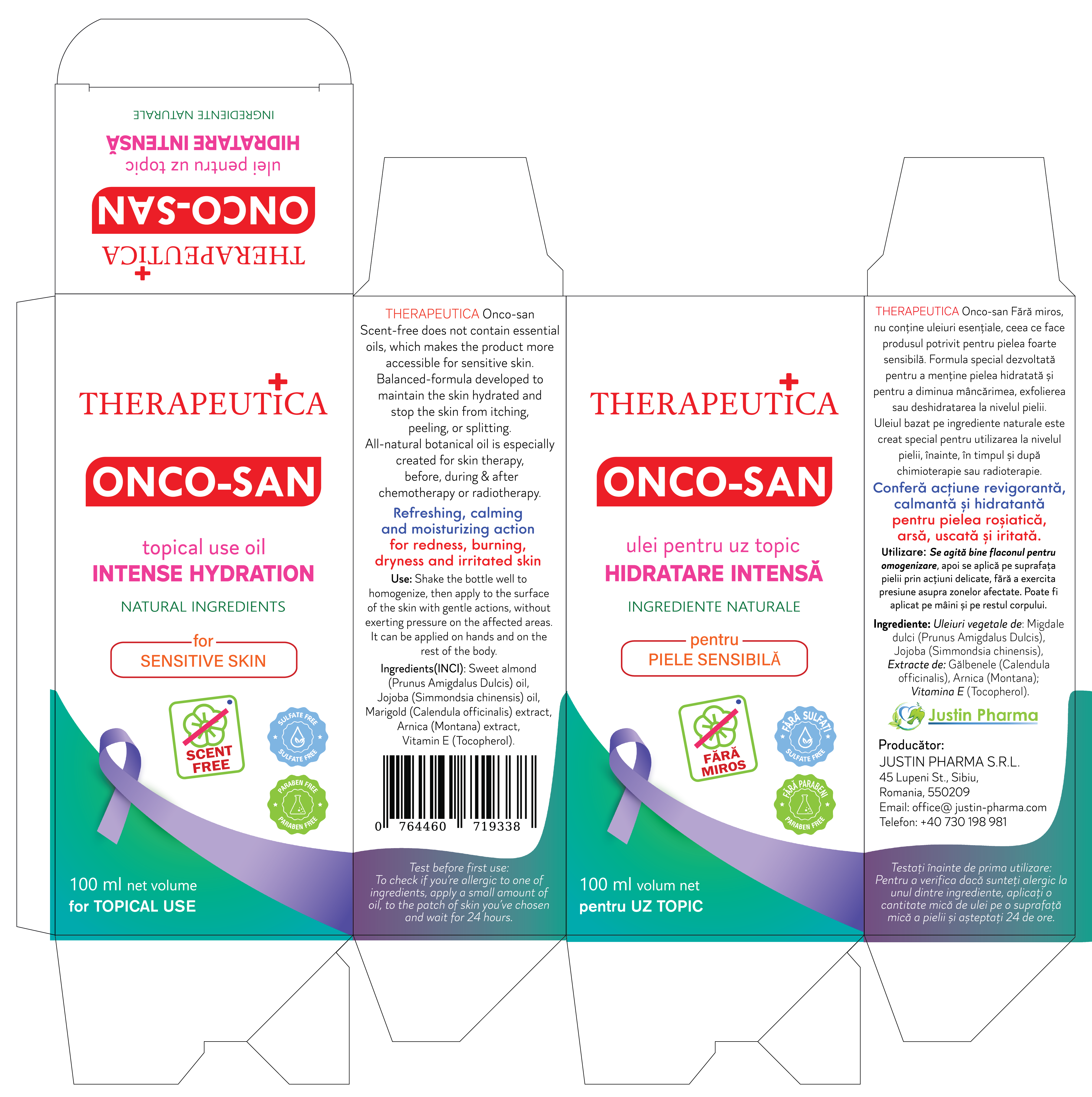 Therapeutica ONCO-SAN Fara Miros Ulei Topic 100 ml - imagine 2