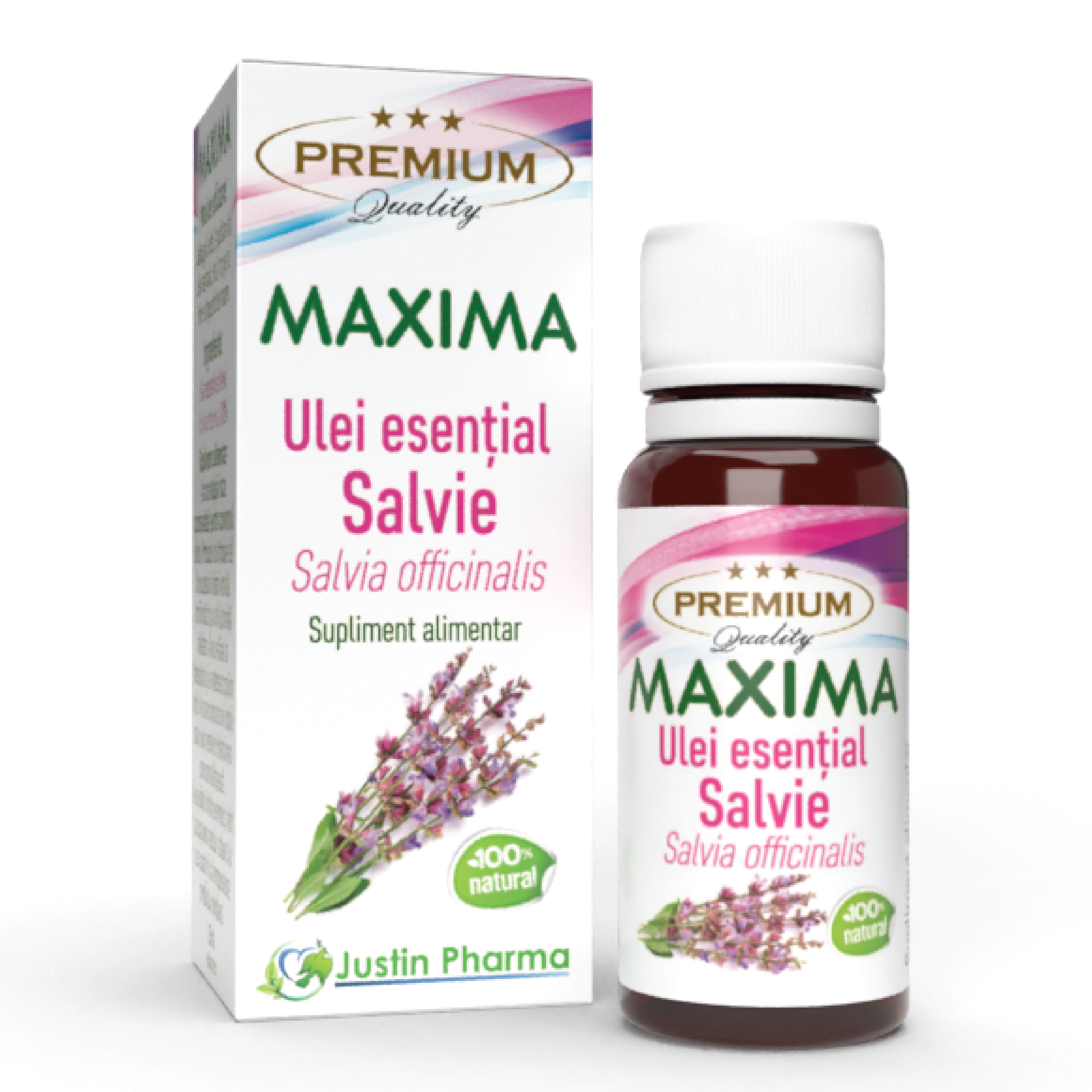 Ulei ESENȚIAL Salvie 10 ml - imagine 2
