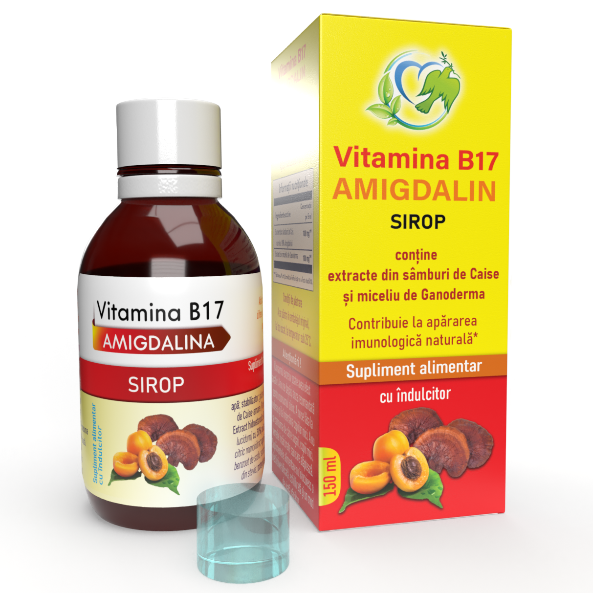 Vitamina B17 Amigdalina sirop 150 ml - imagine 2