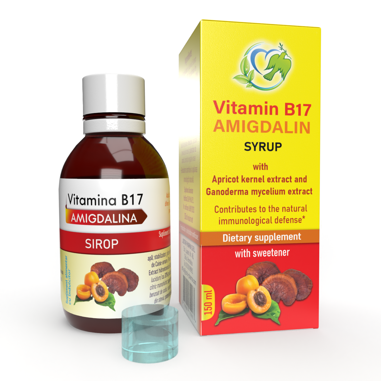 Vitamina B17 Amigdalina sirop 150 ml - imagine 3
