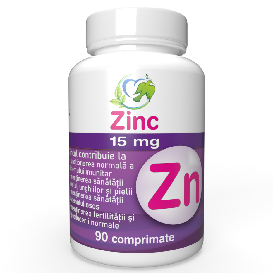 Zinc 15 mg 90 comprimate - imagine 2